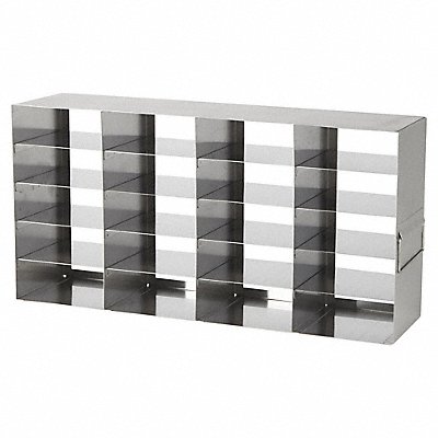 HEATHROW SCIENTIFIC HS2862HB Freezer Rack Cryo-Boxes 5-1/2 In H 2.0mL