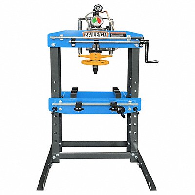 BAILEIGH INDUSTRIAL HSP15A Hydraulic Press 15 Ton Manual Black/Blue
