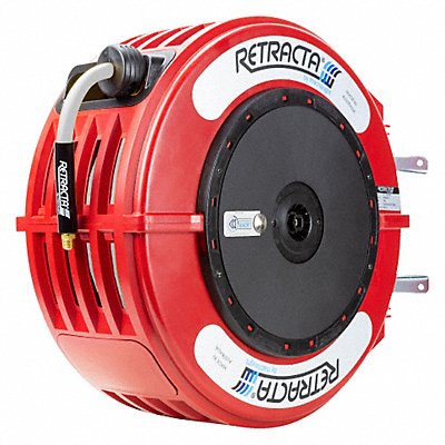 MACNAUGHT HW465R02 Hot Water Hose Reel 65 ft Red Hot Water