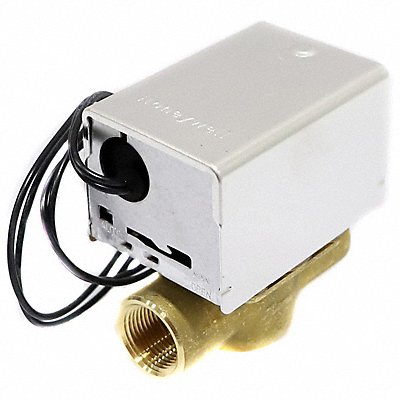 HONEYWELL HOME V8043B1076 Motorised Zone Valve NO Brass 3/4 in NPT