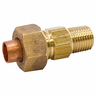 NIBCO 7334LF14 Union LL Cast Bronze 1/4 Tube CxMNPT