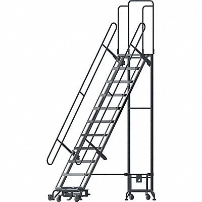 BALLYMORE HYLA113212PF Hybrid Ladder Foldable Grey Silver
