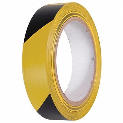 INCOM MANUFACTURING VHT110 Floor Tape Black/Yellow 1 inx54 ft Roll