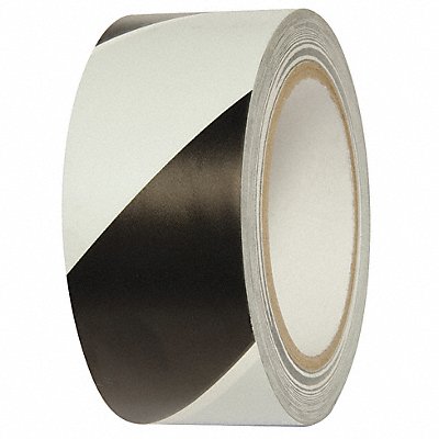 INCOM MANUFACTURING VHT212 Floor Tape Black/White 2 inx54 ft Roll