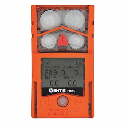 INDUSTRIAL SCIENTIFIC VP5K00Y4101101 Multi-Gas Detector 18 hr Battery Life