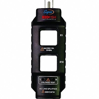 SUPCO IDVMSPLITTER AC Line Splitter 250V AC 6.3 in H