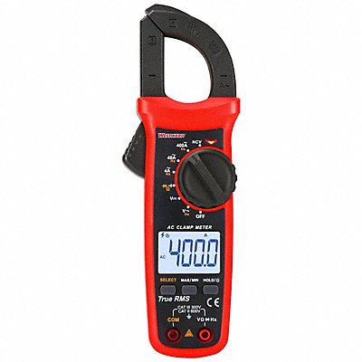 WESTWARD 800HC4 Digital Clamp Meter 400A 40 Ohms