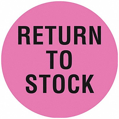 TAPECASE 16U944 D6077 Inventory Control Label Pink PK1000