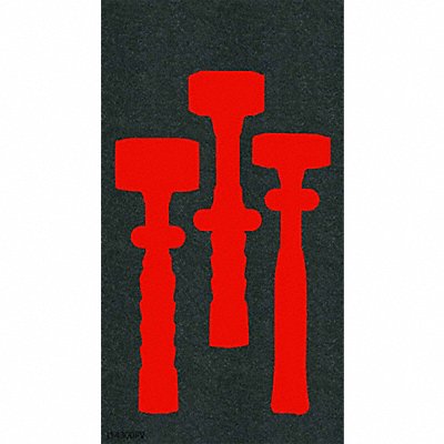 PROTO J14300FV Foam Inserts Black/Red 16 L 11 W