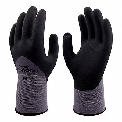 CONDOR 824VH1 Coated Gloves Nylon Nitrile 2XL PK12
