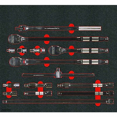 PROTO J54000KV Hand Ratchet Head Flexible Chrome 18 L