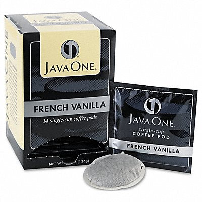 JAVA ONE 70406 Coffee Pods French Vanilla PK14