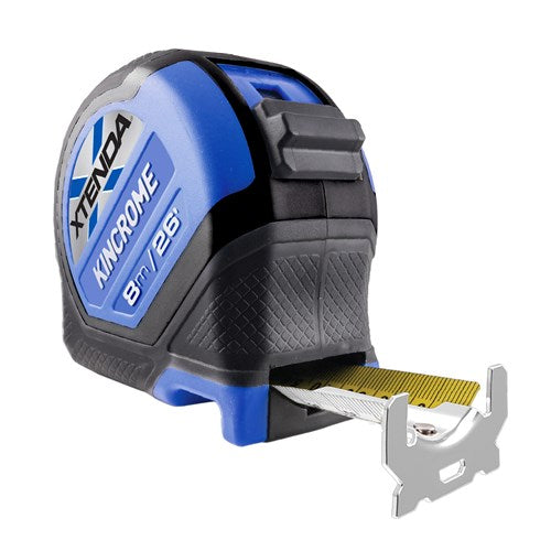 Kincrome K11001 XTENDA Tape Measure 8m/26" (Metric & Imperial)
