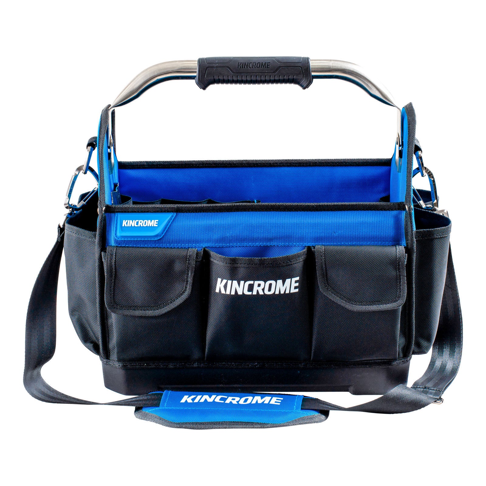 Kincrome K13521 380mm Hard Base Open Tote Swivel Handle Bag - view 2