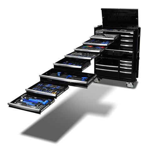 Kincrome K1958B CONTOUR® Workshop Tool Kit 545 Piece 17 Drawer (42") Black