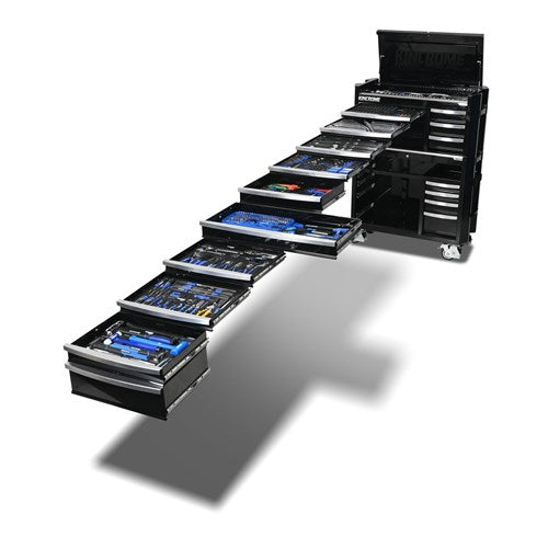 Kincrome K1961B CONTOUR® Workshop Tool Kit 734 Piece 17 Drawer (42") Black