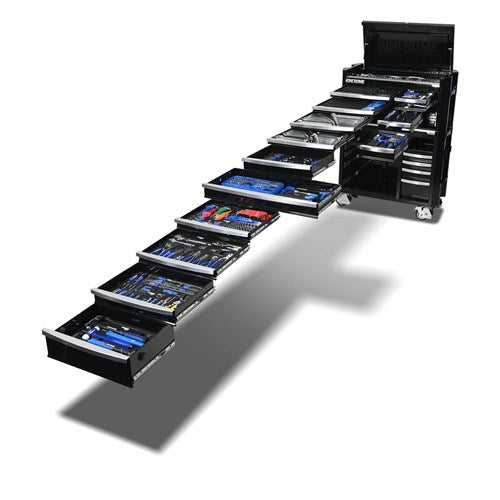 Kincrome K1963B CONTOUR® Workshop Tool Kit 948 Piece 17 Drawer (42") Black