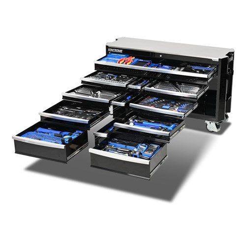Kincrome K1964B CONTOUR® Trolley Tool Kit 868 Piece 12 Drawer (60") Black