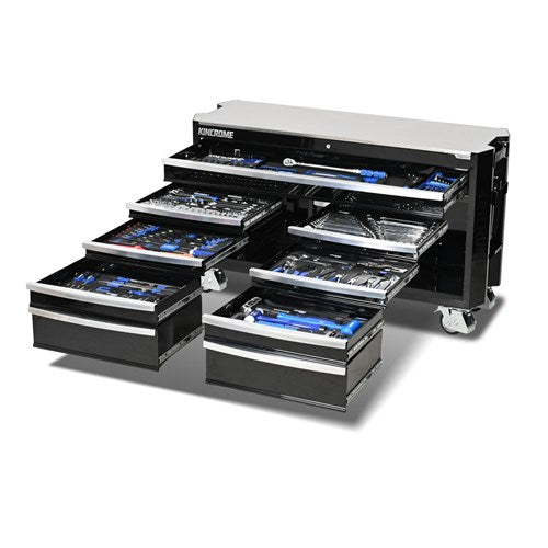 Kincrome K1968B CONTOUR® Trolley Tool Kit 454 Piece 12 Drawer (60") Black