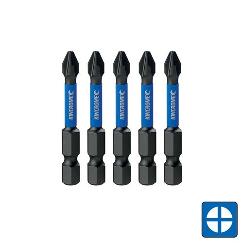 Kincrome K21223 Phillips #1 Impact Bit 50mm 5 Piece