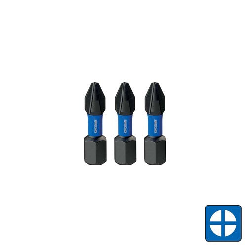Kincrome K21229 Phillips #2 Impact Bit 25mm 3 Piece