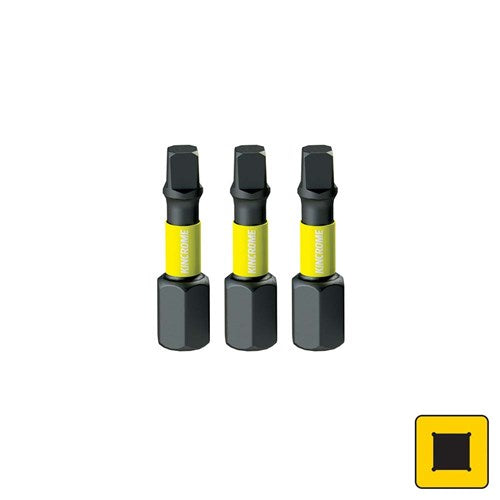 Kincrome K21261 Square #1 Impact Bit 25mm 3 Piece