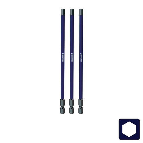 Kincrome K21357 Hex 5mm Impact Bit 150mm 3 Piece