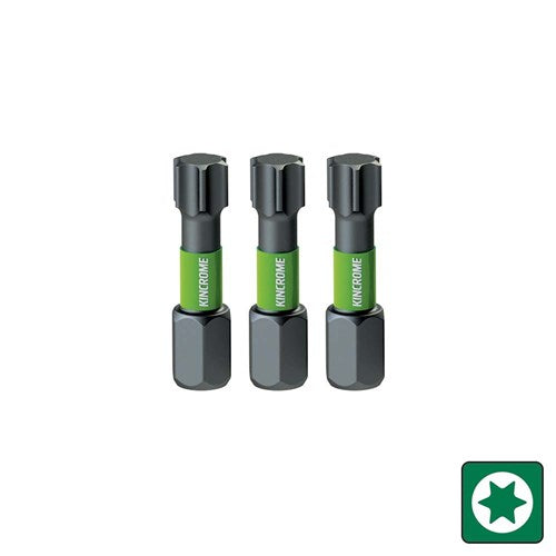 Kincrome K21386 TORX T20 Impact Bit 25mm 3 Piece