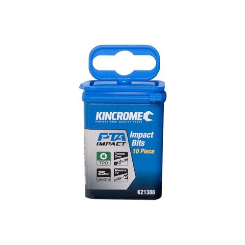 Kincrome K21388 TORX T20 Impact Bit 25mm 10 Piece