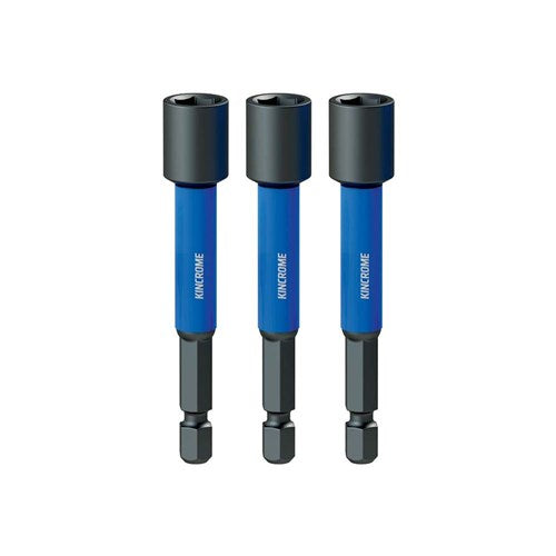 Kincrome K21469 Magnetic Nutsetter 5/16" Impact Bit 65mm 3 Piece