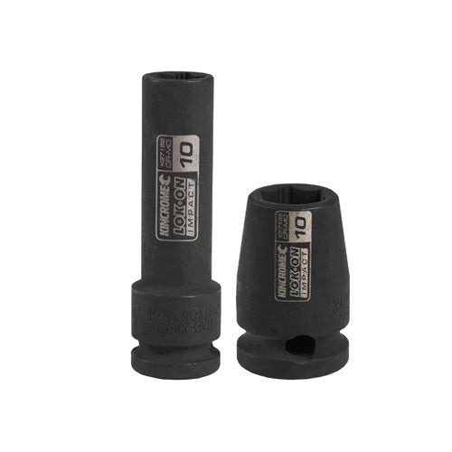 Kincrome K27190 LOK-ON Deep Impact Socket 18mm 3/8" Drive