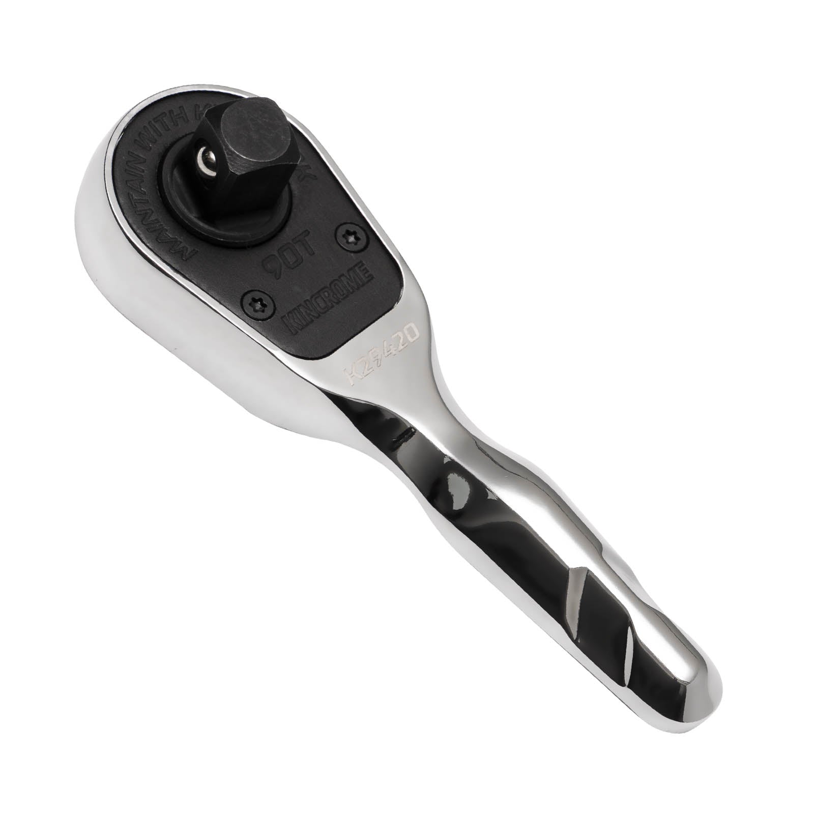Kincrome K29420 Sealed 1/2" Drive Stubby Ratchet 90 Teeth 130mm - view 2
