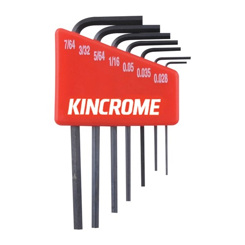 Kincrome K5086 Mini Hex Key Set 7 Piece Imperial