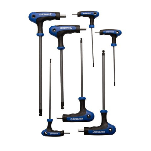 Kincrome K5240 Moulded T-Handle Hex Key Set 7 Piece - Metric