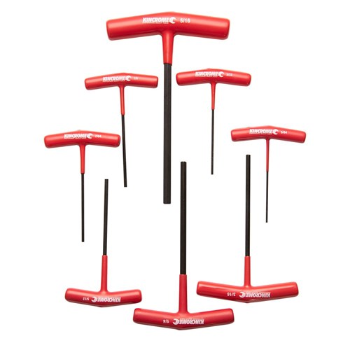 Kincrome K5282 T-Handle Hex Key Set 8 Piece Imperial