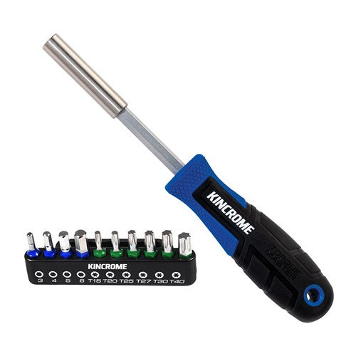 Kincrome K5513 TorqueMaster® Hex & TORX Bit & Driver Set - 11 Piece