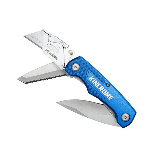 Kincrome K6101 Folding Utility Knife Tri Blade