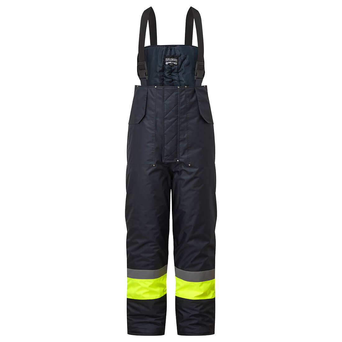 Portwest K8046 Huski Hi-Vis Contrast Freezer Bib and Brace