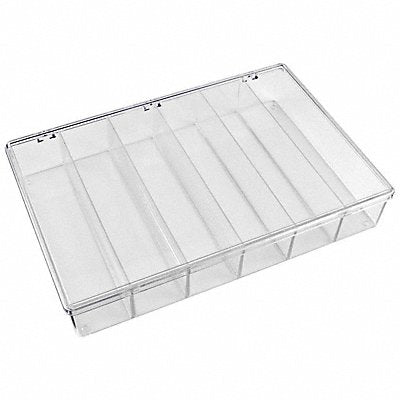 FLAMBEAU 6674KC K4970 Compartment Box Snap Clear 2 13/16 in