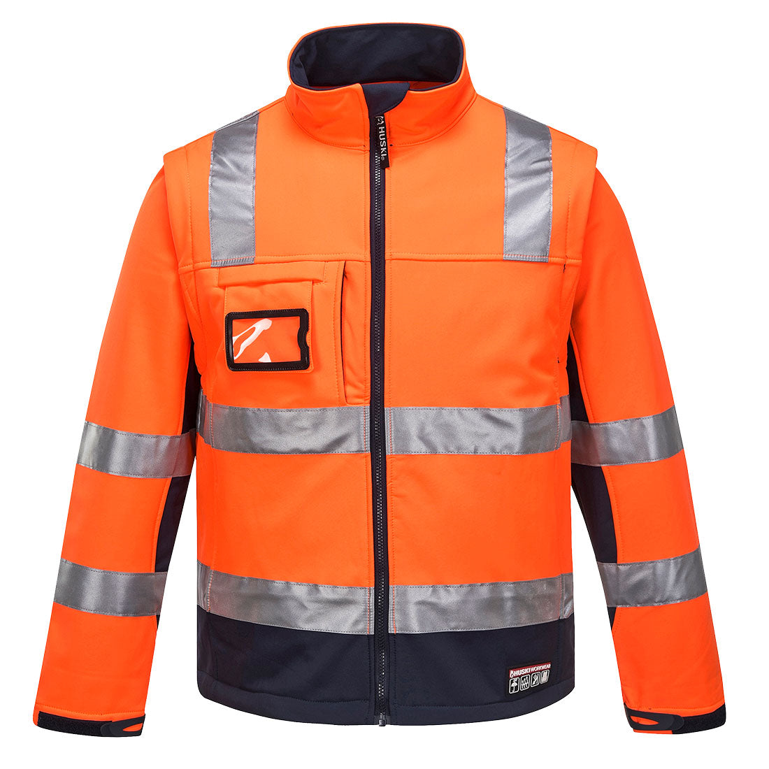 Portwest K8074 Huski Chassis Hi-Vis 2-in-1 Contrast Softshell 3L