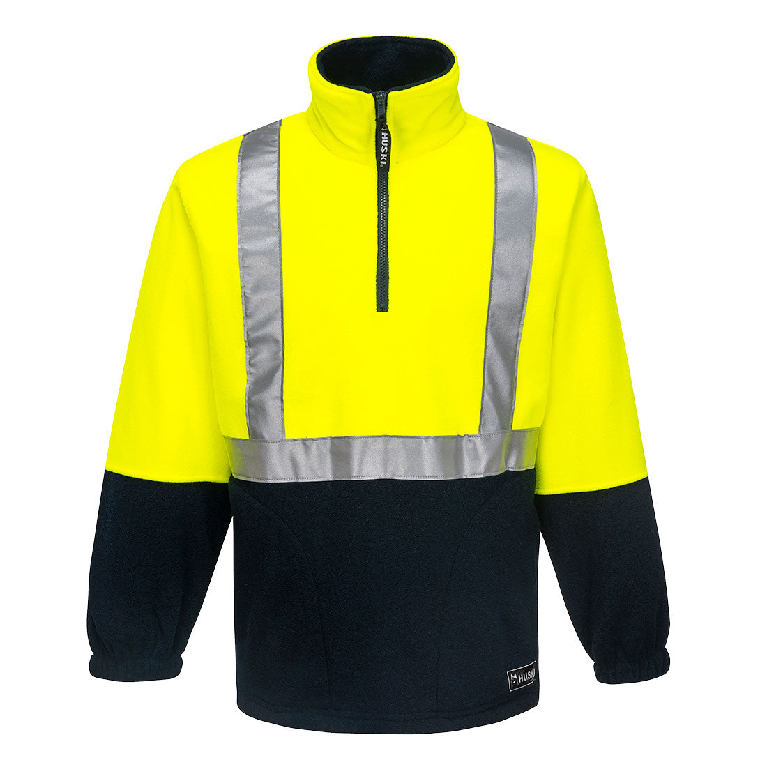 Portwest K8162 Huski Utility Hi-Vis Contrast 1/4 Zip Polar Fleece