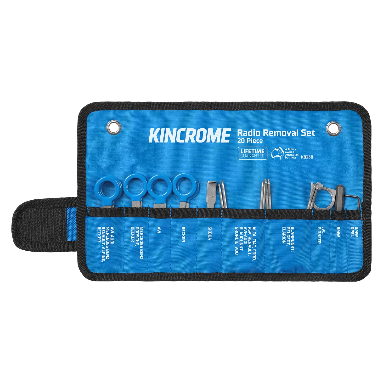 Kincrome K8238 20 Pce Radio Removal Set