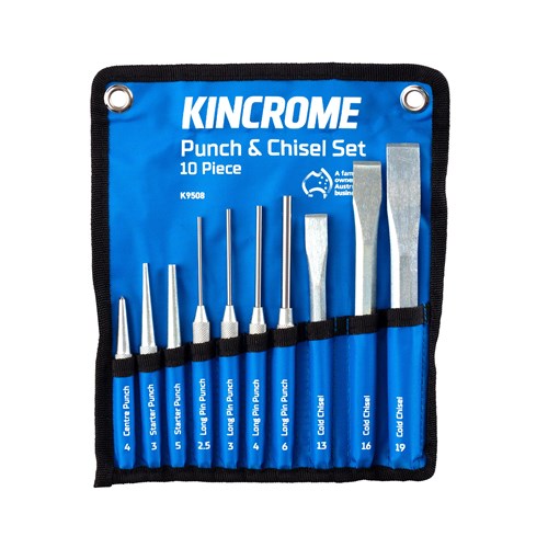 Kincrome K9508 Punch & Chisel Set 10 Piece