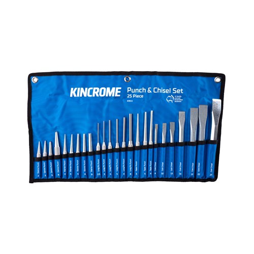 Kincrome K9512 Punch & Chisel Set 25 Piece