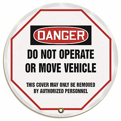 ACCUFORM KDD824 Steering Wheel Cover Do Not Operate 20