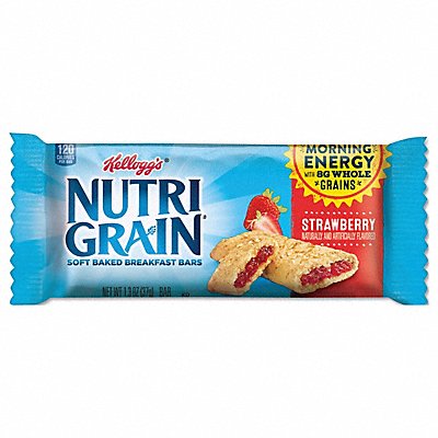 NUTRIGRAIN 35945 Cereal Bars Strawberry 1.3 oz PK16