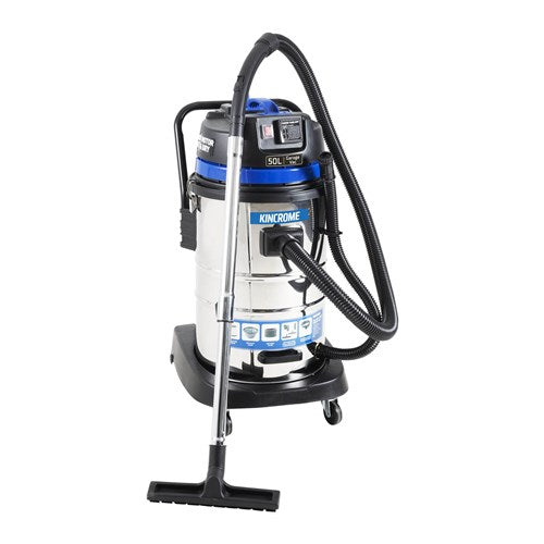 Kincrome KP704 240V Wet & Dry Workshop Vacuum 50L / 1400W