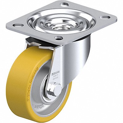 GRAINGER LALTH80K Plate Caster Swivel Polyurethane 4 H