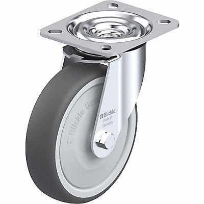 GRAINGER LPATH125KF Plate Caster Swivel Polyurethane 5 7/8 H