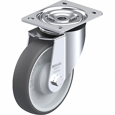 GRAINGER LPATH160KA Plate Caster Swivel Polyurethane 7 11/16 H